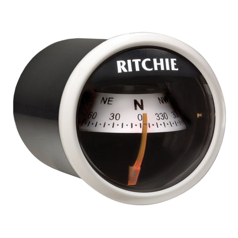 Ritchie X-23WW RitchieSport Compass - Dash Mount - White/Black [X-23WW]