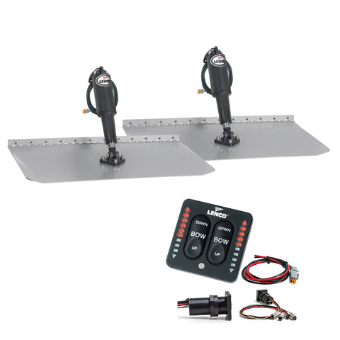 Lenco 12" x 18" Standard Trim Tab Kit w/LED Indicator Switch Kit 12V [TT12X18I]
