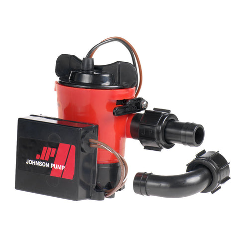 Johnson Pump 500 GPH Auto Bilge Pump 3/4" Hose 12V Dura Port [07503-00]