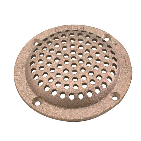 Perko 3-1/2" Round Bronze Strainer MADE IN THE USA [0086DP3PLB]