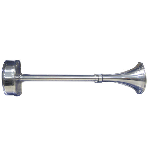 Schmitt Marine Standard Single Trumpet Horn - 12V - Stainless Exterior [10025]