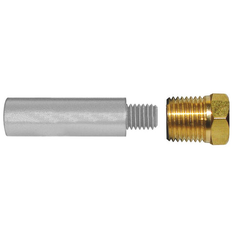 Tecnoseal E3 Pencil Zinc w/Brass Cap [TEC-E3-C]