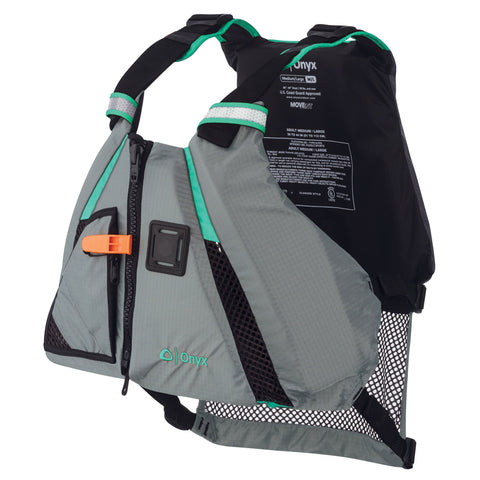 Onyx MoveVent Dynamic Paddle Sports Life Vest - XS/SM - Aqua [122200-505-020-15]
