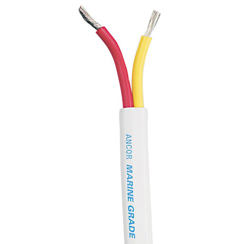 Ancor Safety Duplex Cable - 16/2 AWG - Red/Yellow - Flat - 250' [124725]