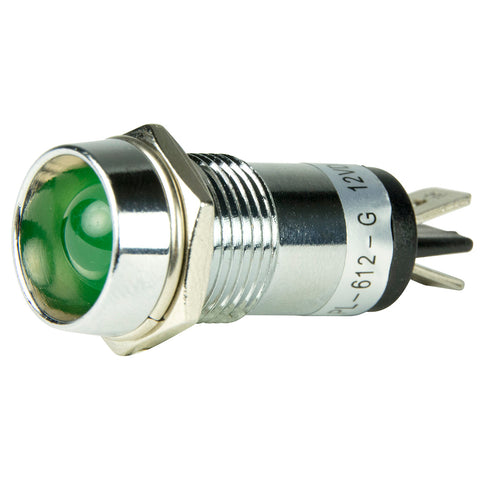BEP LED Pilot Indicator Light - 12V - Green [1001103]