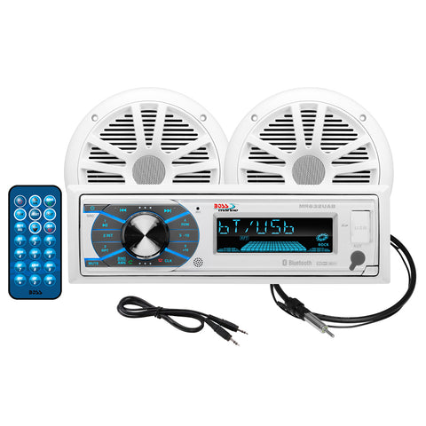 Boss Audio MCK632WB.6 Marine Stereo  6.5" Speaker Kit - White [MCK632WB.6]