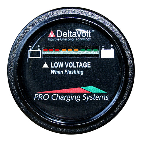 Dual Pro Battery Fuel Gauge - DeltaView Link Compatible - 36V System (3-12V Batteries, 6-6V Batteries) [BFGWOV36V]