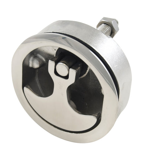 Whitecap Compression Handle Stainless Steel Non-Locking 3" OD - 1/4 Turn [S-8235C]