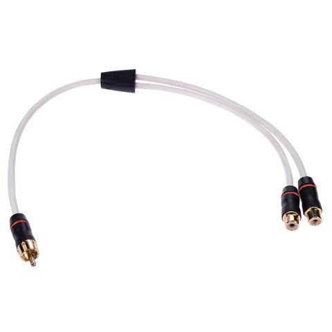 Fusion Performance RCA Cable Splitter - 1 Male to 2 Female - .9 [010-12622-00]