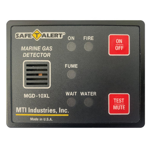 Safe-T-Alert Gas Vapor Alarm Fume, Fire, Bilge Water - Black Surface Mount [MGD-10XL]
