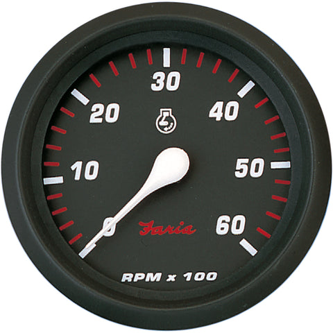 Faria Professional Red 4" Tachometer - 6,000 RPM [34607]