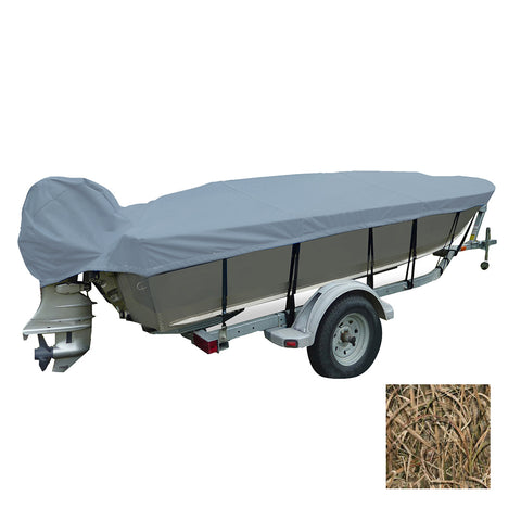 Carver Performance Poly-Guard Wide Series Styled-to-Fit Boat Cover f/15.5 V-Hull Fishing Boats - Shadow Grass [71115C-SG]