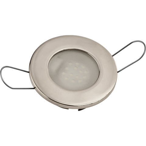 Sea-Dog LED Overhead Light - Brushed Finish - 60 Lumens - Frosted Lens - Stamped 304 Stainless Steel [404232-3]