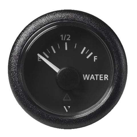 Veratron 52MM (2-1/16") ViewLine Fresh Water Resistive - Empty/Full - 3 to180 OHM - Black Dial  Round Bezel [A2C59514099]