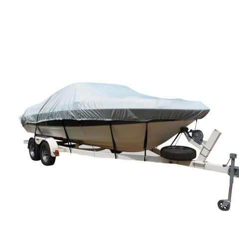 Carver Flex-Fit PRO Polyester Size 5 Boat Cover f/V-Hull Runabouts I/O or O/B - Grey [79005]
