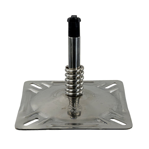 Springfield KingPin 7" x 7" Seat Mount w/Spring - Polished [1614201-PP]
