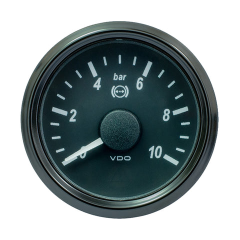 VDO SingleViu 52mm (2-1/16") Brake Pressure Gauge - 15 Bar - 0-180 Ohm [A2C3833450030]