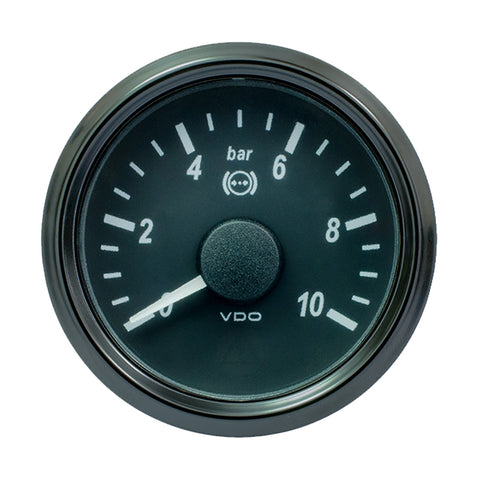 VDO SingleViu 52mm (2-1/16") Brake Pressure Gauge - 10 Bar - 0-5V [A2C1800340030]