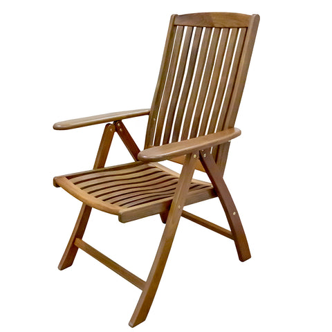 Whitecap Reclining Arm Chair - Teak [60071]