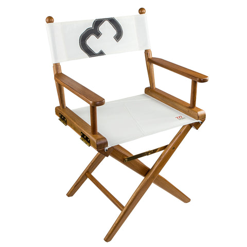 Whitecap Directors Chair w/Sail Cloth Seating - Teak [61044]