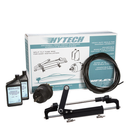 Uflex HYTECH 1.1 Front Mount OB System up to 175HP - Includes UP20 FM Helm, 2qts of Oil, UC95-OBF Cylinder  40 Tubing [HYTECH 1.1]