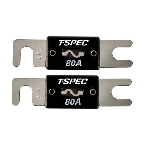 T-Spec V8 Series 80 AMP ANL Fuse - 2 Pack [V8-ANL80]