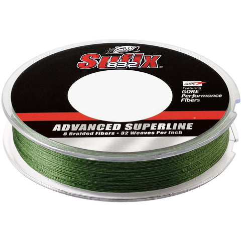 Sufix 832 Advanced Superline Braid - 20lb - Low-Vis Green - 150 yds [660-020G]