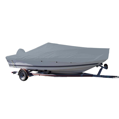 Carver Sun-DURA Styled-to-Fit Boat Cover f/17.5 V-Hull Center Console Fishing Boat - Grey [70017S-11]