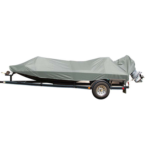 Carver Poly-Flex II Styled-to-Fit Boat Cover f/16.5 Jon Style Bass Boats - Grey [77816F-10]
