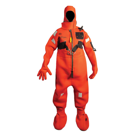 Mustang Neoprene Cold Water Immersion Suit w/Harness - Red - Adult Small [MIS220HR-4-0-209]