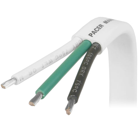Pacer 12/3 AWG Triplex Cable - Black/Green/White - 100 [W12/3-100]