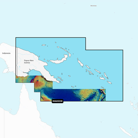 Garmin Navionics Vision+ NVAE025R - Papua New Guinea  Solomon Islands - Marine Chart [010-C1223-00]