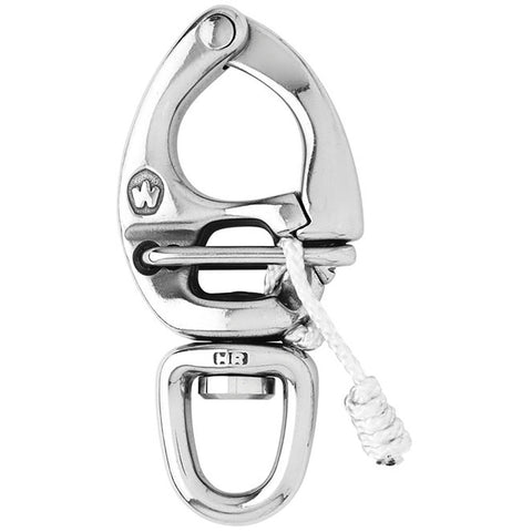 Wichard HR Quick Release Snap Shackle With Swivel Eye - 90mm Length - 3-35/64" [02675]